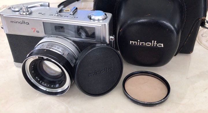 minolta HI-MATIC 7sフィルムカメラ