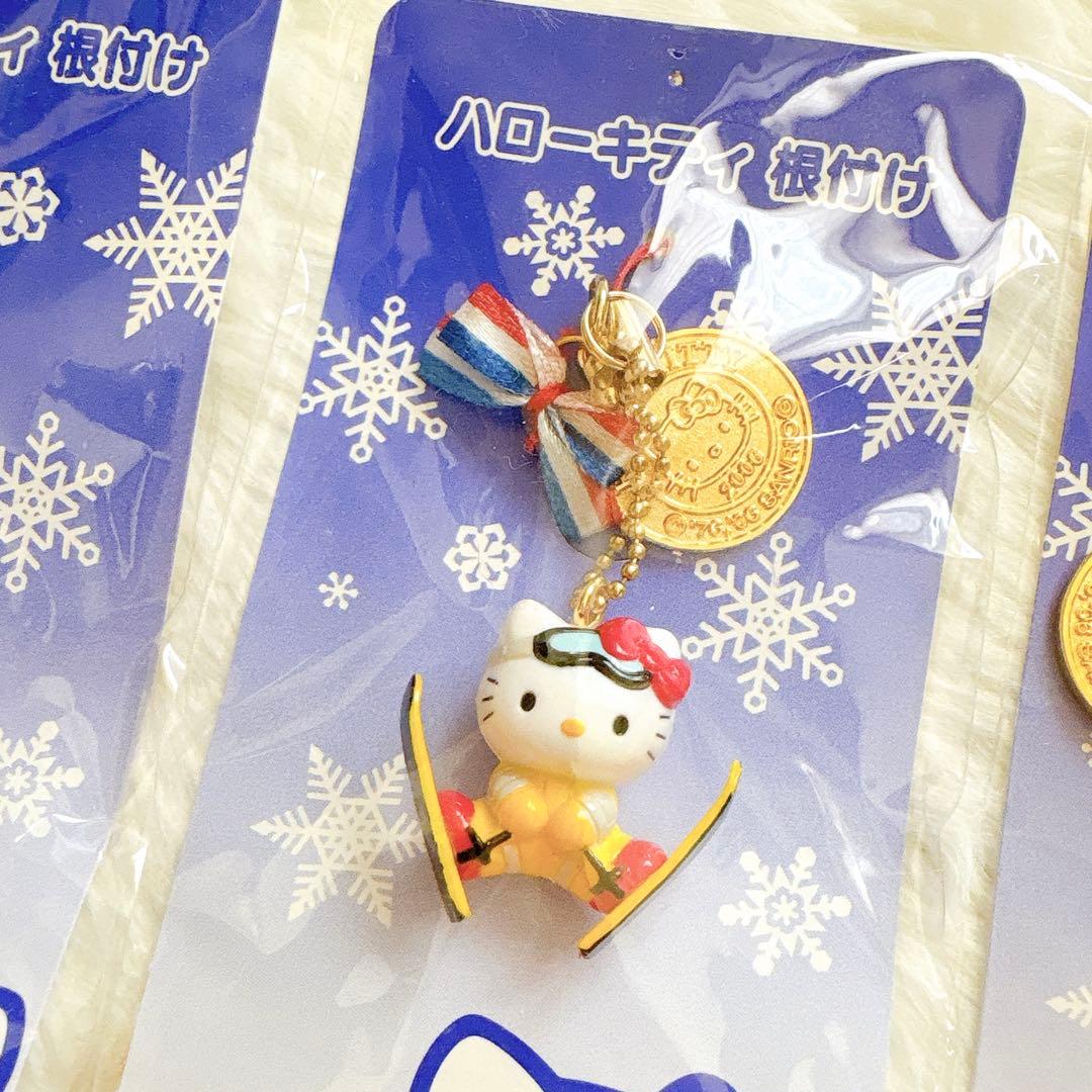 ハローキティ　根付け ストラップ　 2006年 トリノオリンピック レア　希少
