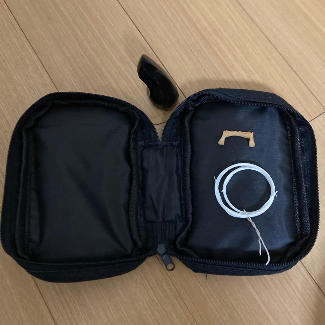 沖縄三線　蛇本革　ケース付き