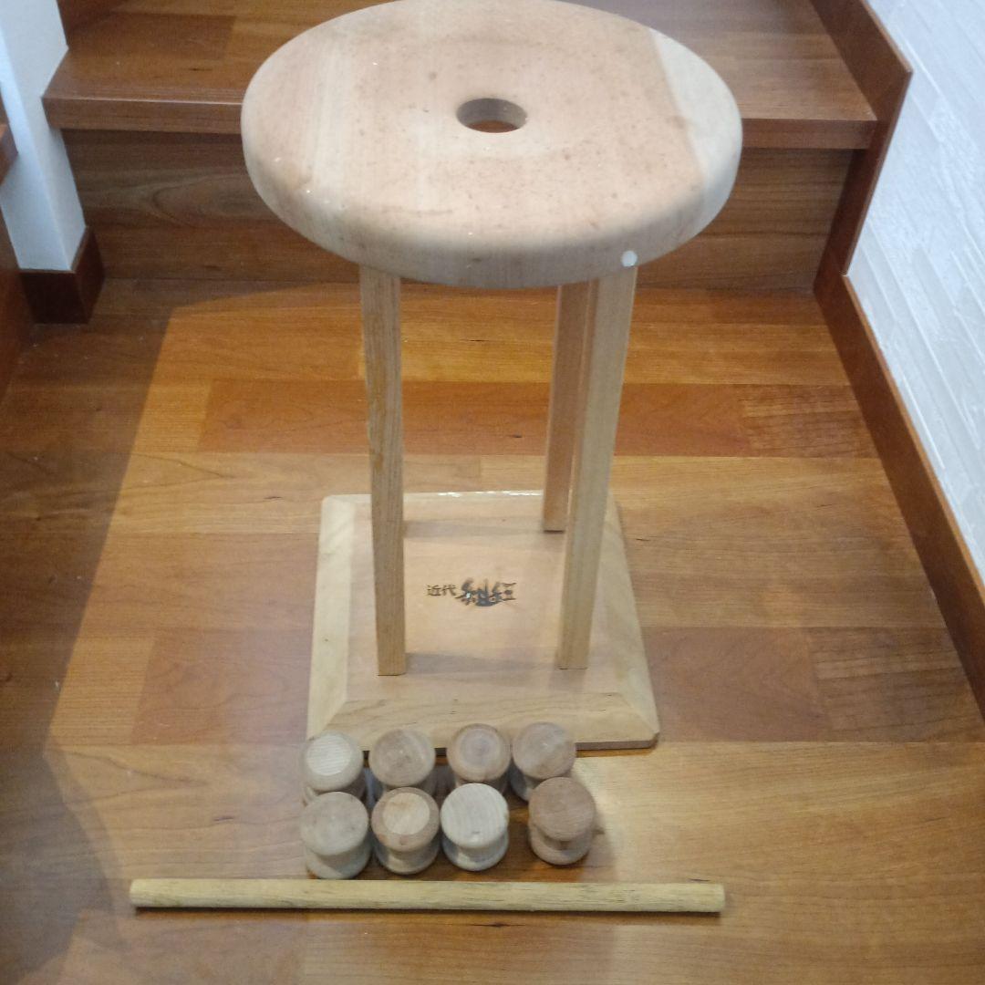 ベ*ル様 【値下げ】組紐 丸台と組玉16個　くみひも　紐つき　新品四角台つき