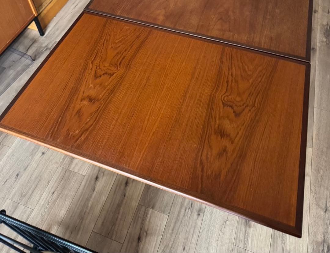 エクステンションテーブル　ビンテージ　デンマーク　北欧