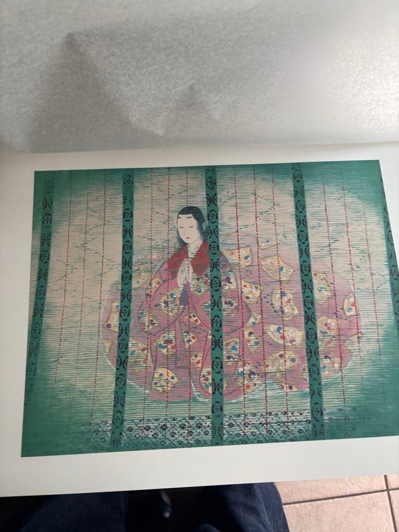 セール！【古書】日隆聖人絵巻　守屋多々志　図版30点（49.2×36cm）