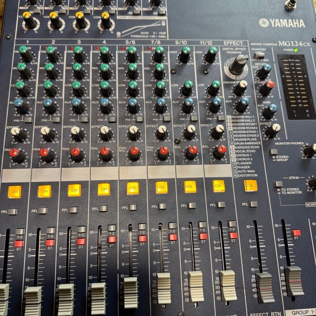 YAMAHA ミキシングコンソール MG124CX 音響機材
