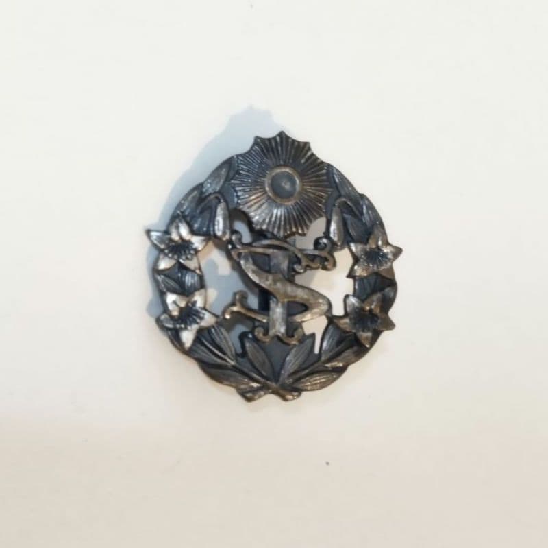 ●バッジ バッチ ピン ピンバッジ 校章 記章 徽章 聖心女子学院 シルバー