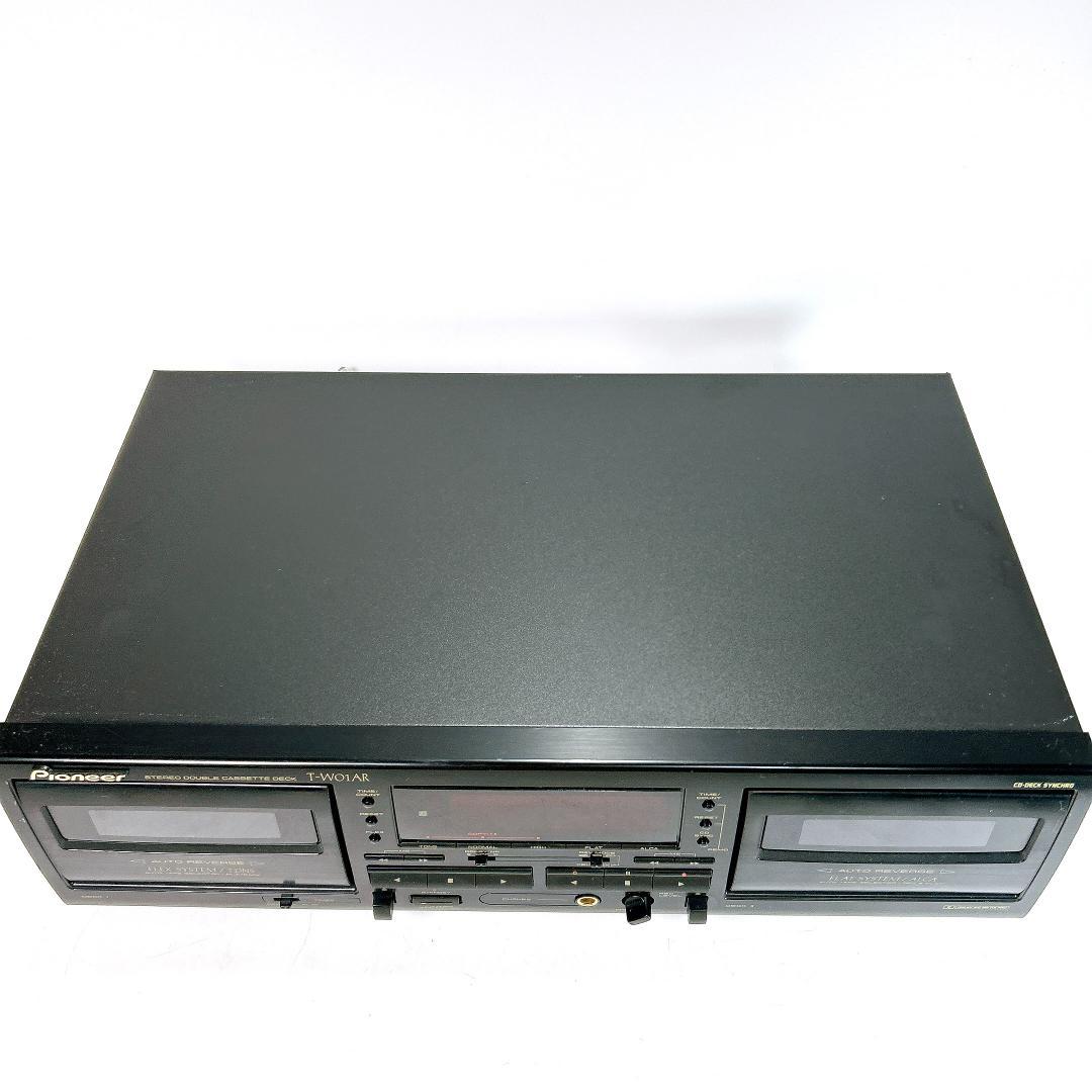 Pioneer T-W01AR ステレオカセットデッキ リモコン付属