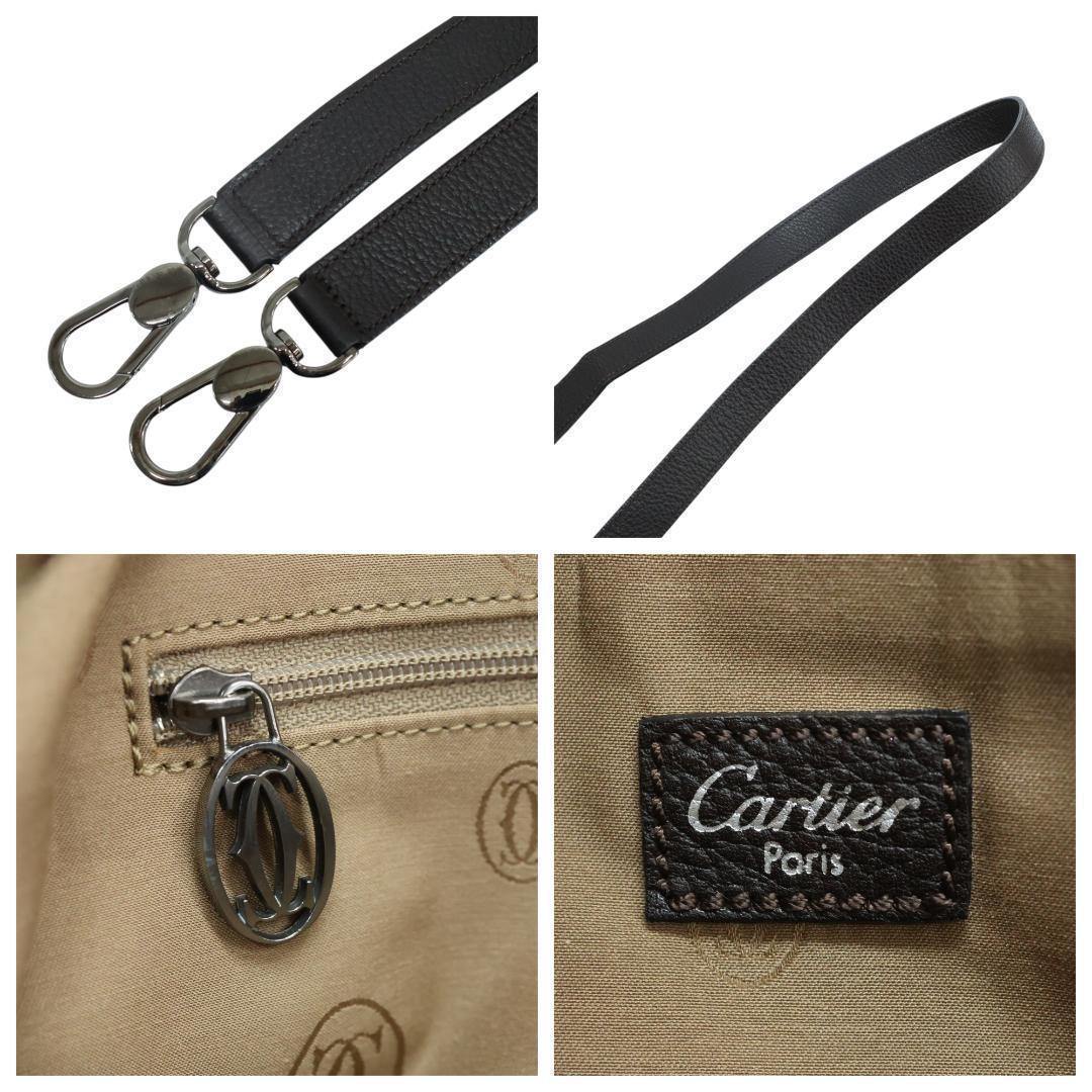 Cartier カルティエ マルチェロ 2way ハンドバッグ パンチングロゴ