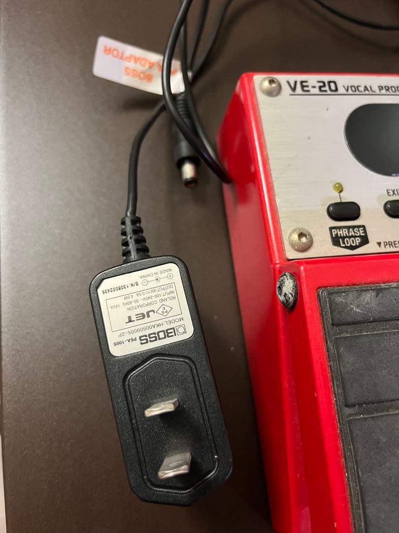 VE-20 BOSS 本体＋アダプター　動作◯