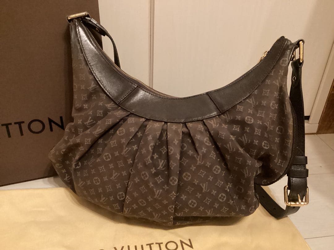 LOUIS VUITTON ルイヴィトンモノグラム ミニランショルダーバッグ本物