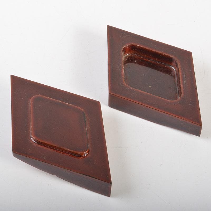 茶道具　加賀蒔絵師　中谷秀斉作　即中斉好　竹　菖浦香合　共箱　V　6635