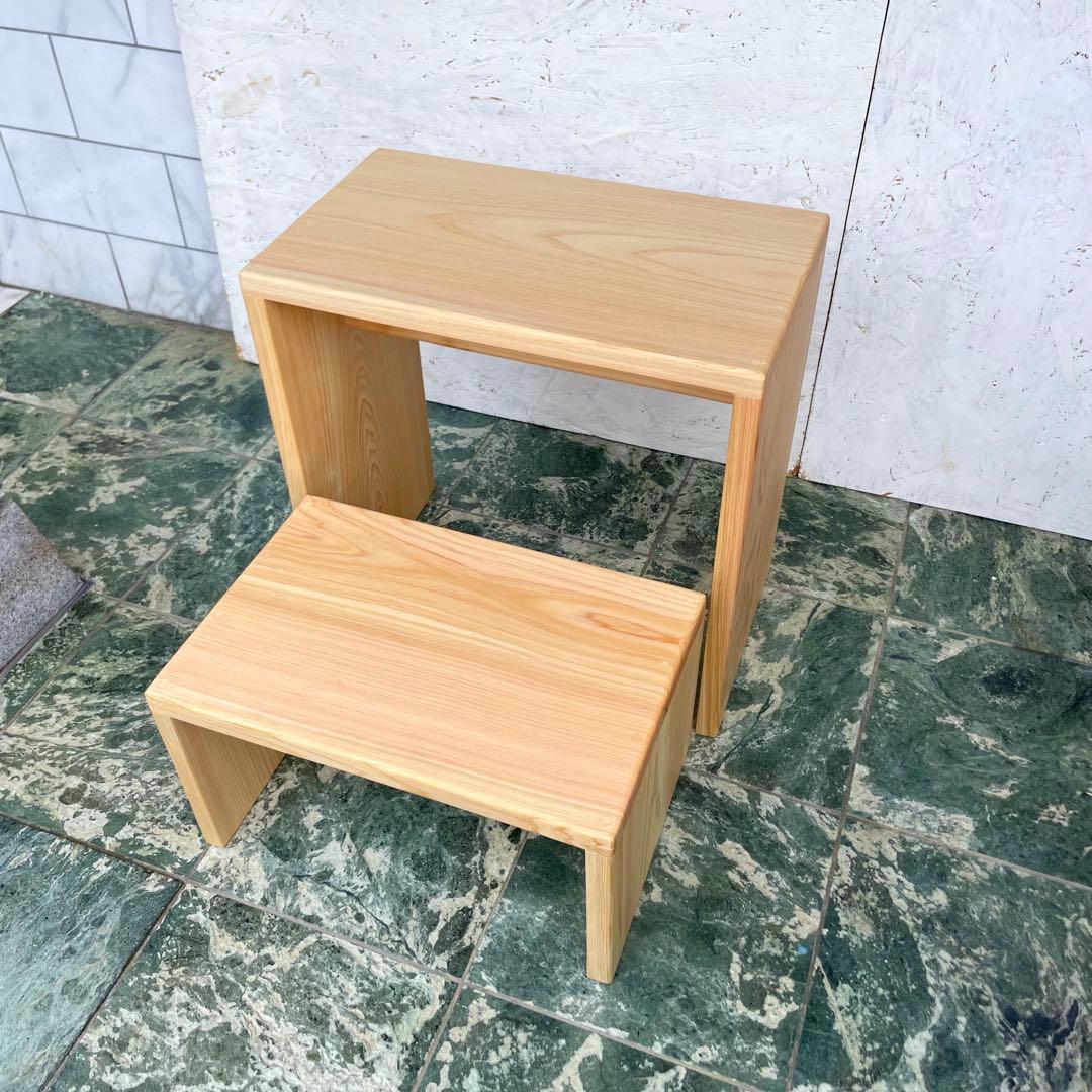 kaou　国産ひのき　踏台