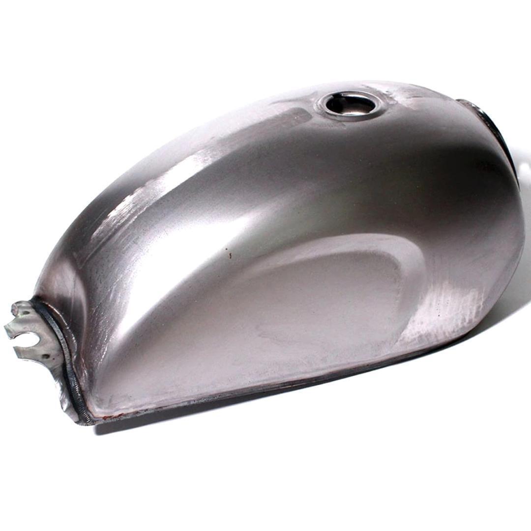 ガソリンタンク 9L スチール製 汎用 未塗装 タンクキャップ コック