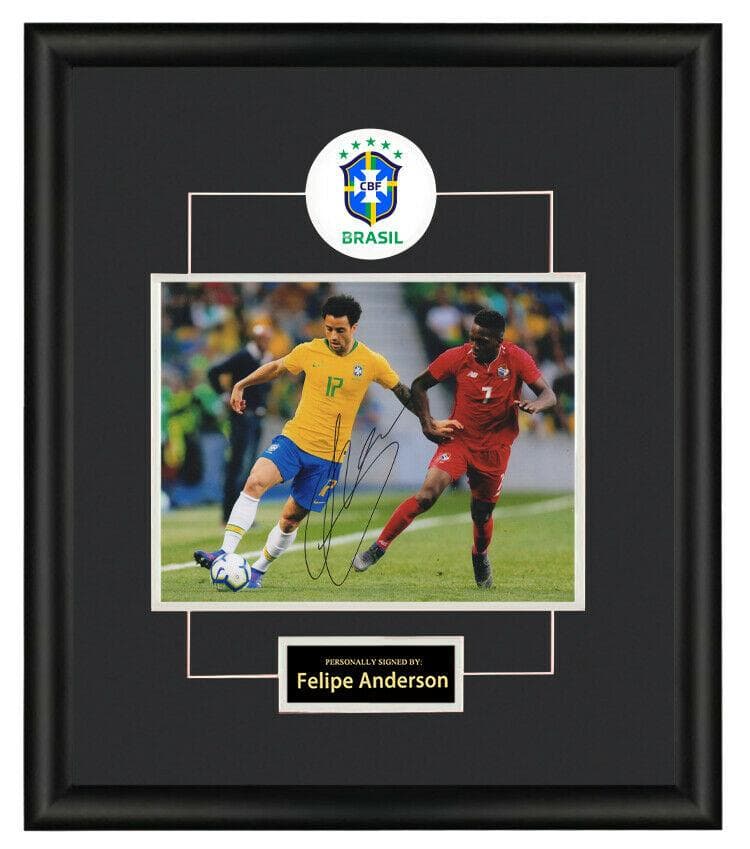 直筆サイン入り写真 フェリペ・アンデルソン サッカーブラジル SA鑑定済