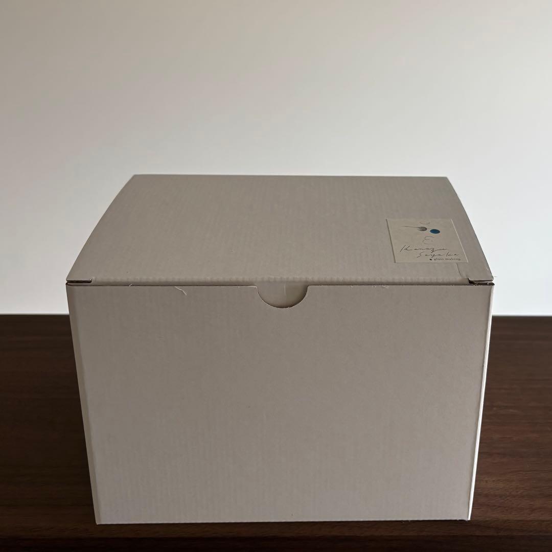 ◻️ガラス作家 金津沙矢香さん◻️ガラスのおひな様 南天◻️新品未使用