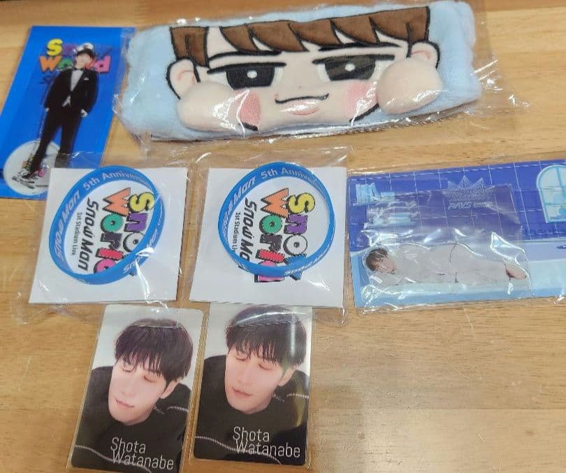  Man　渡辺翔太　グッズまとめ売り　新品未開封