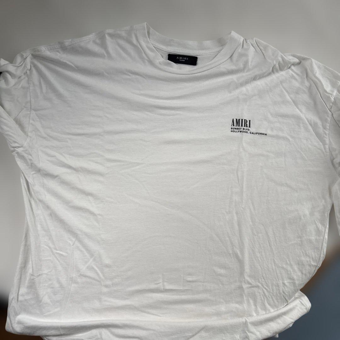 AMIRI ホワイト Tシャツ M