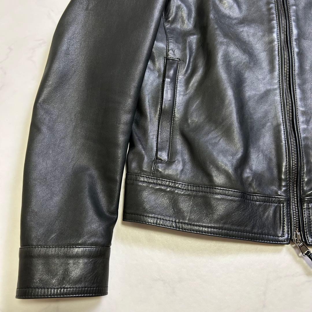 【ITALY製】EMMETI レザージャケット JURI 黒 44