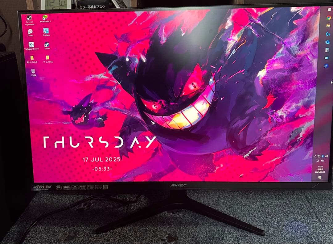 ジャパンネクスト 31.5インチ 4K モニター JN-V3152UHDR