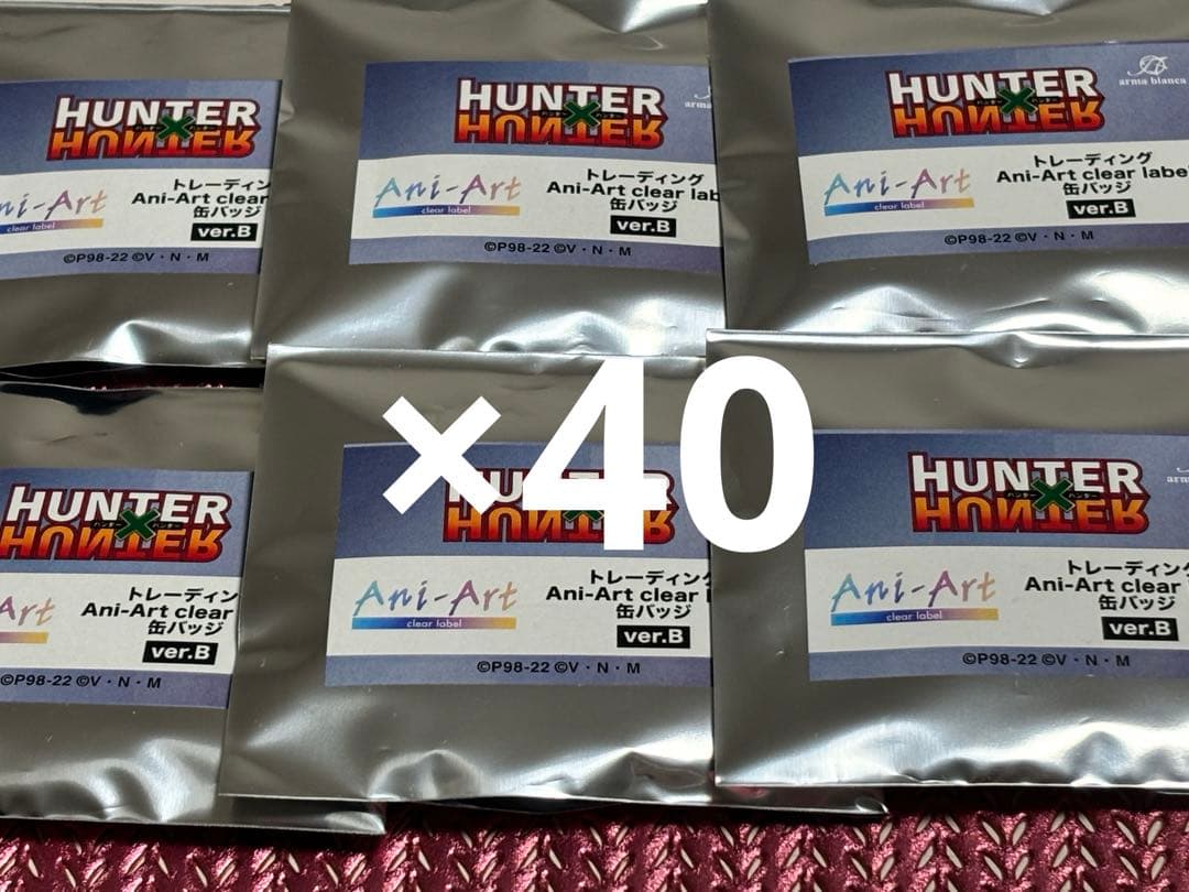 HUNTER × HUNTER トレーディング ani-art缶バッジ 40点