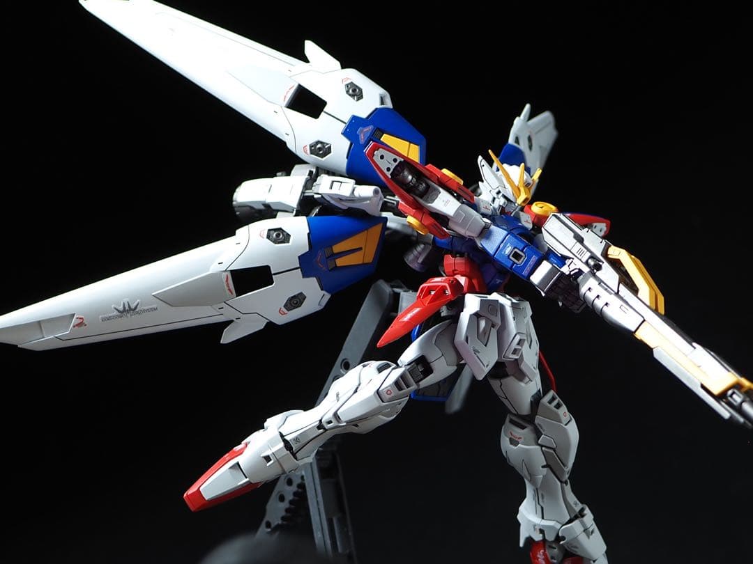 RG ウイングガンダムゼロ 全塗装　完成品　ガンダウイングガンダム　3作目