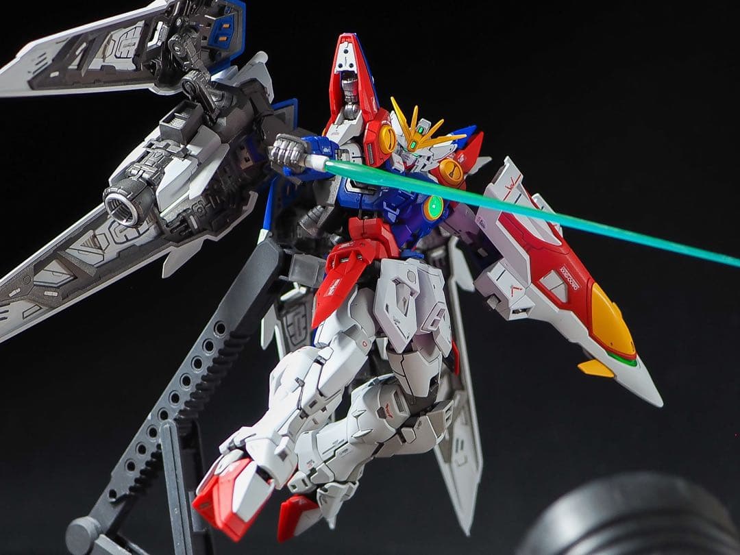 RG ウイングガンダムゼロ 全塗装　完成品　ガンダウイングガンダム　3作目