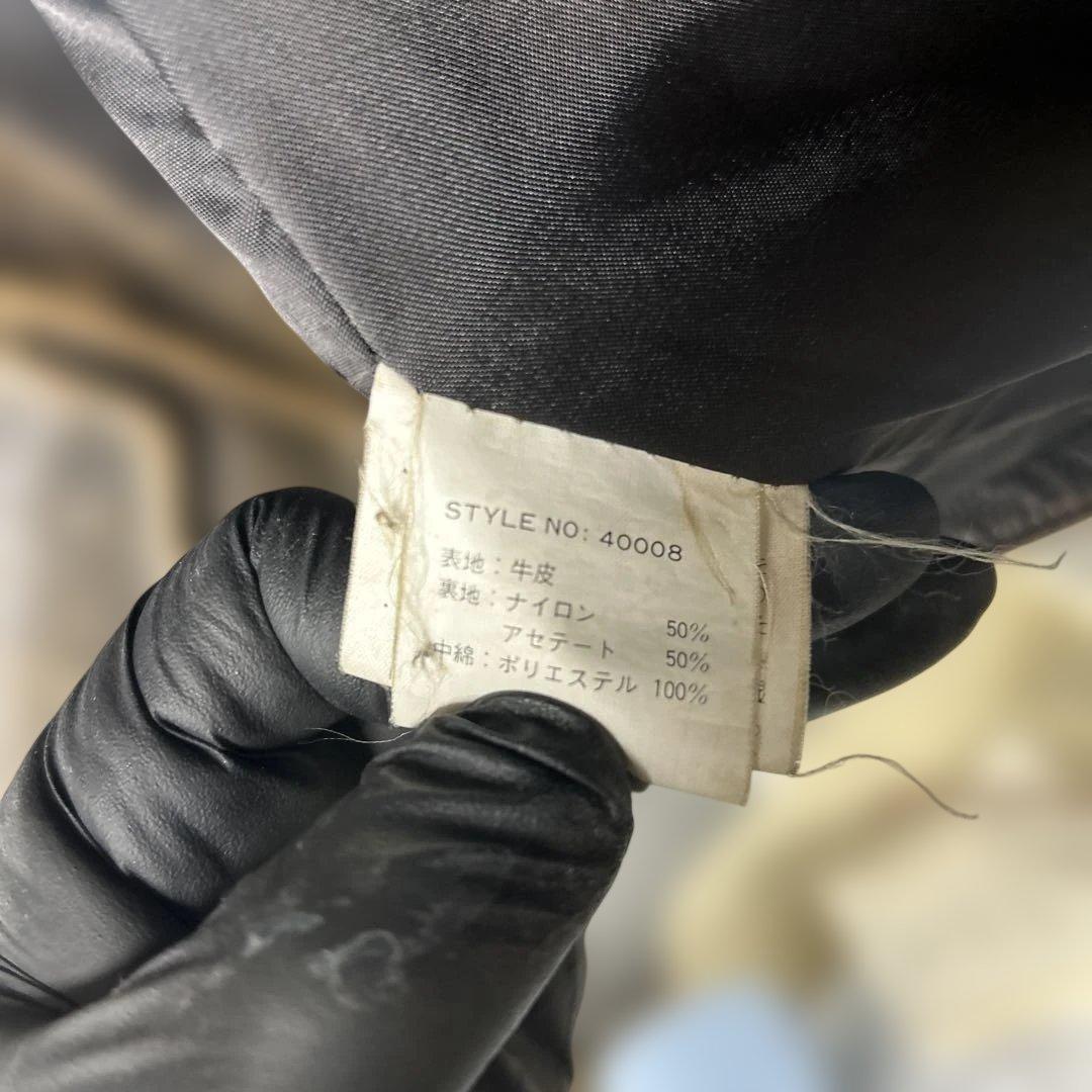 S*8様 ハーレーダビッドソン シングル ライダース レザージャケット 革ジャン