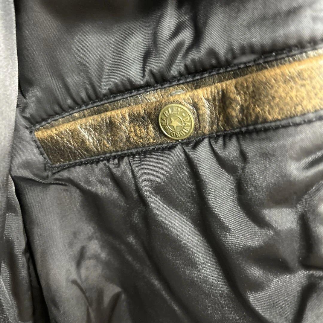 S*8様 ハーレーダビッドソン シングル ライダース レザージャケット 革ジャン