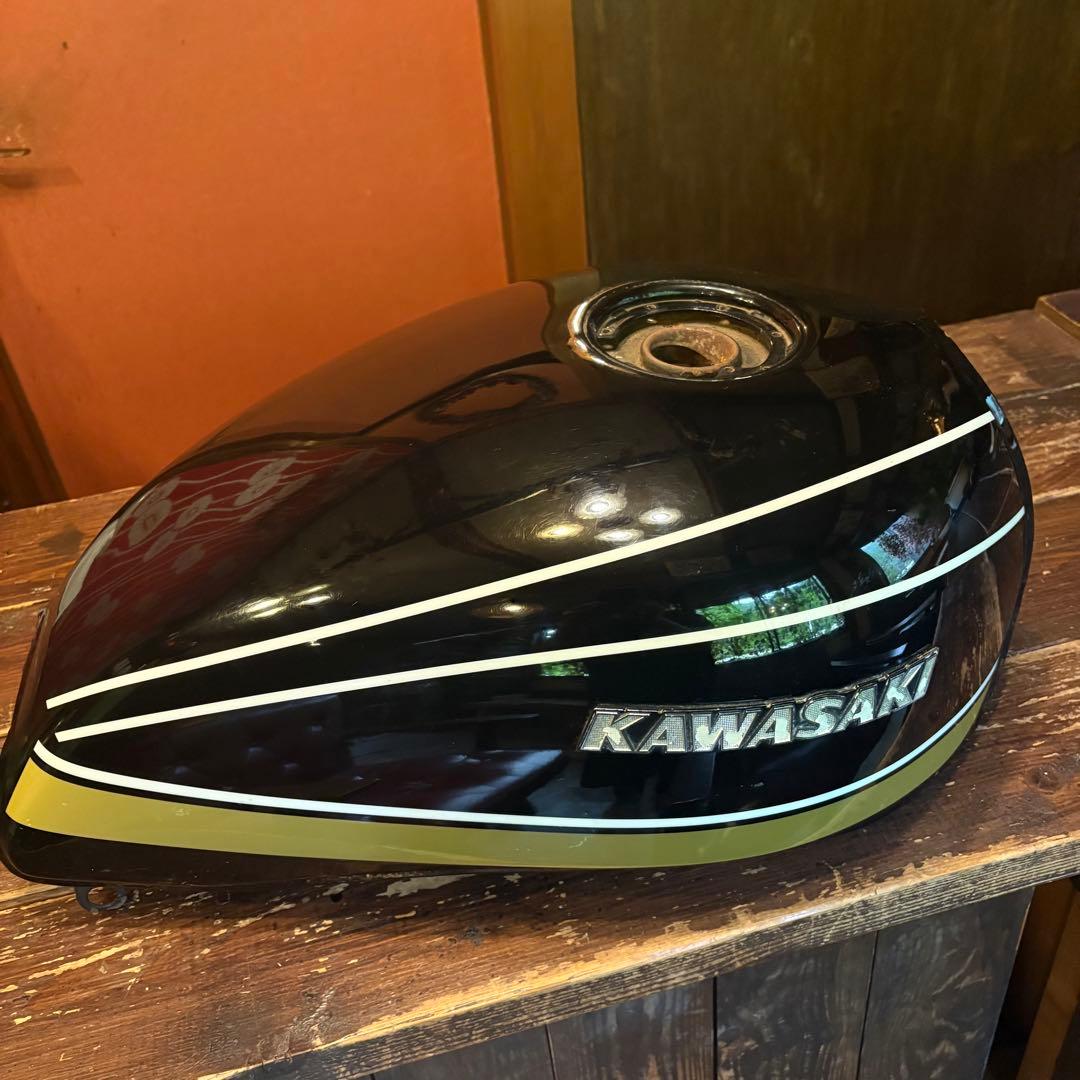 チクワバズーカ！！ KAWASAKI バイク濃紺　初期型タンク