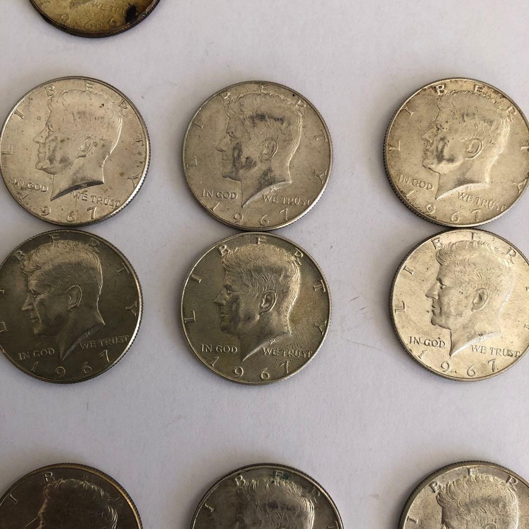 ハーフダラーケネディ 銀貨・硬貨　アメリカ 24枚（バラ売りご相談）