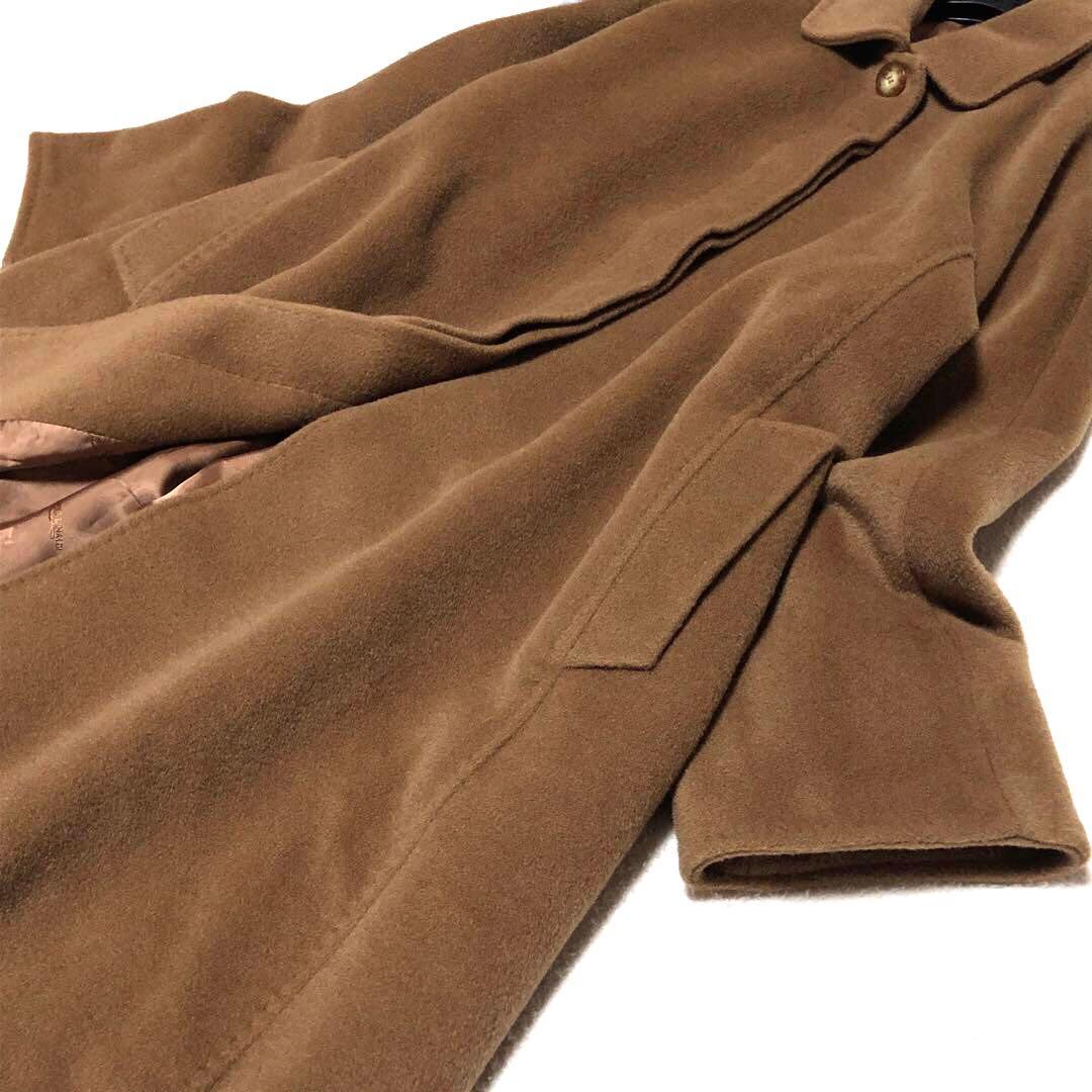 ゴン太　マリナリナルディ　チェスターコート　カシミヤ　キャメル