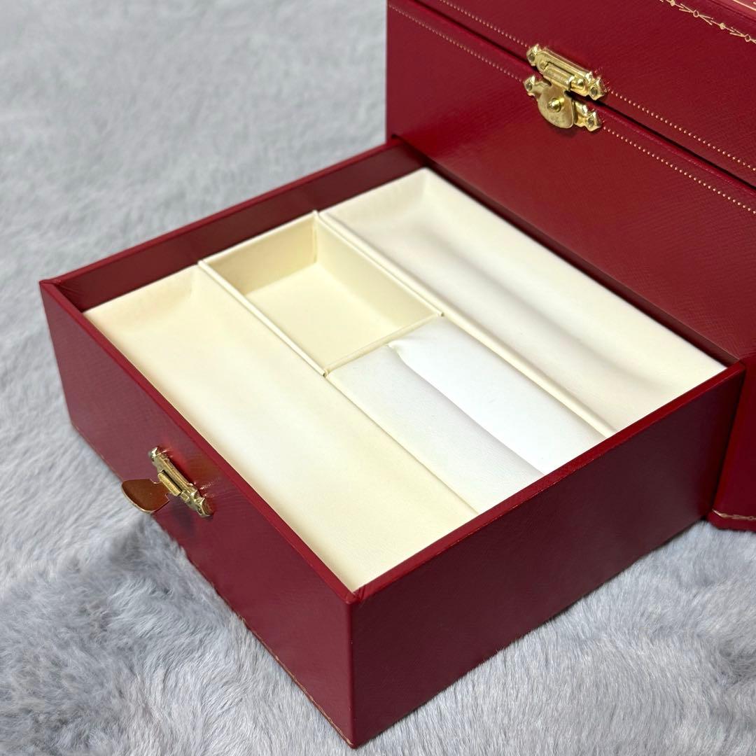 【極美品】Cartier カルティエ 時計 アクセサリー ケース 空箱　2段階