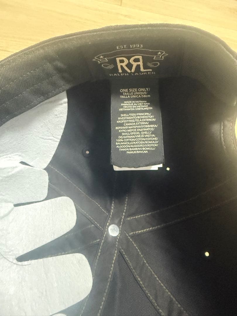 ダブルアールエルガーメントダイド ツイル ボール キャップ