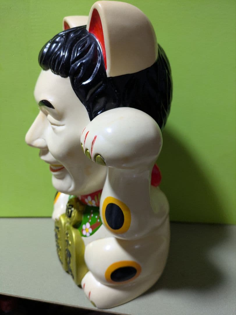 ビートたけし　招き猫　貯金箱　ソフビ　北野武　たけし軍団　元気が出るテレビ