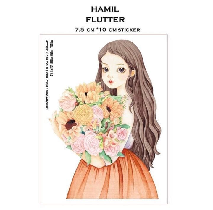 No.9【送料別】hamil ハミル ステッカー 7枚セット
