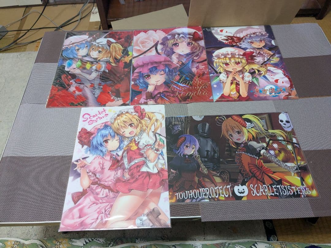 東方project　レミリア＆フラン　A4クリアファイルセット1