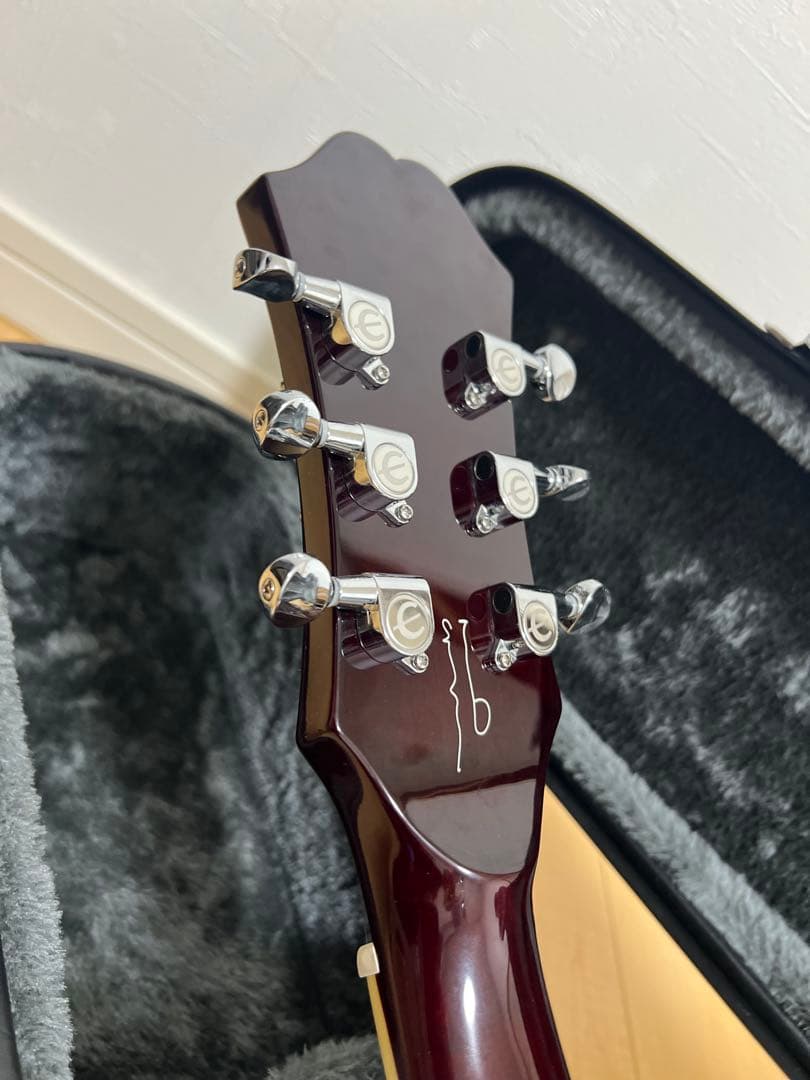 ギター Epiphone Riviera Noel Gallagher Wine Red