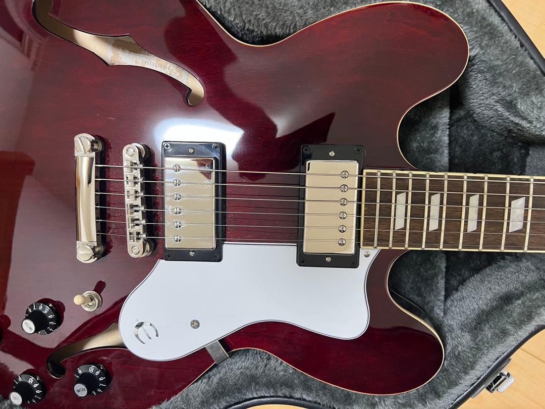 ギター Epiphone Riviera Noel Gallagher Wine Red