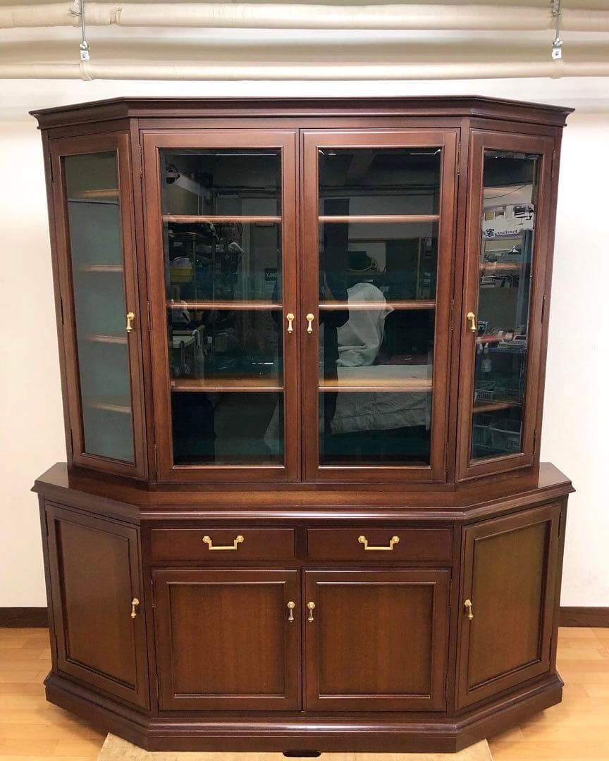 maruni マルニ木工 地中海シリーズ リビングボード カップボード 飾り棚