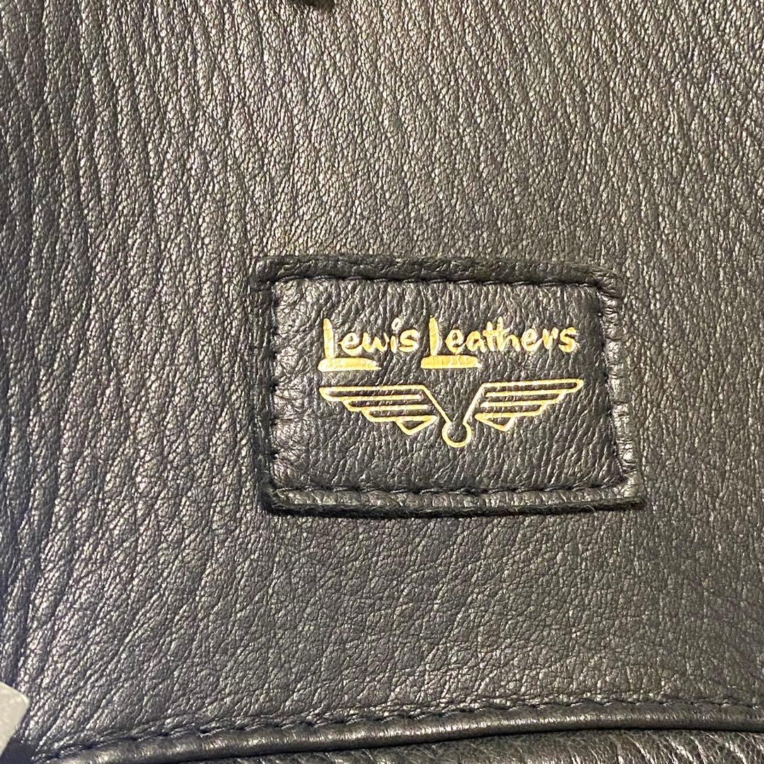 [レア美品]ルイスレザーリアルマッコイズドミネーター40ディアスキン黒