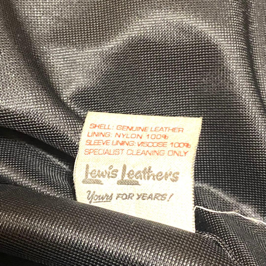 [レア美品]ルイスレザーリアルマッコイズドミネーター40ディアスキン黒