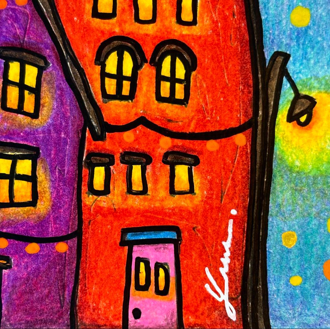 m**様 「 休憩がくれる贈りもの 」｜絵画 原画 抽象画 動物画 ドローイング