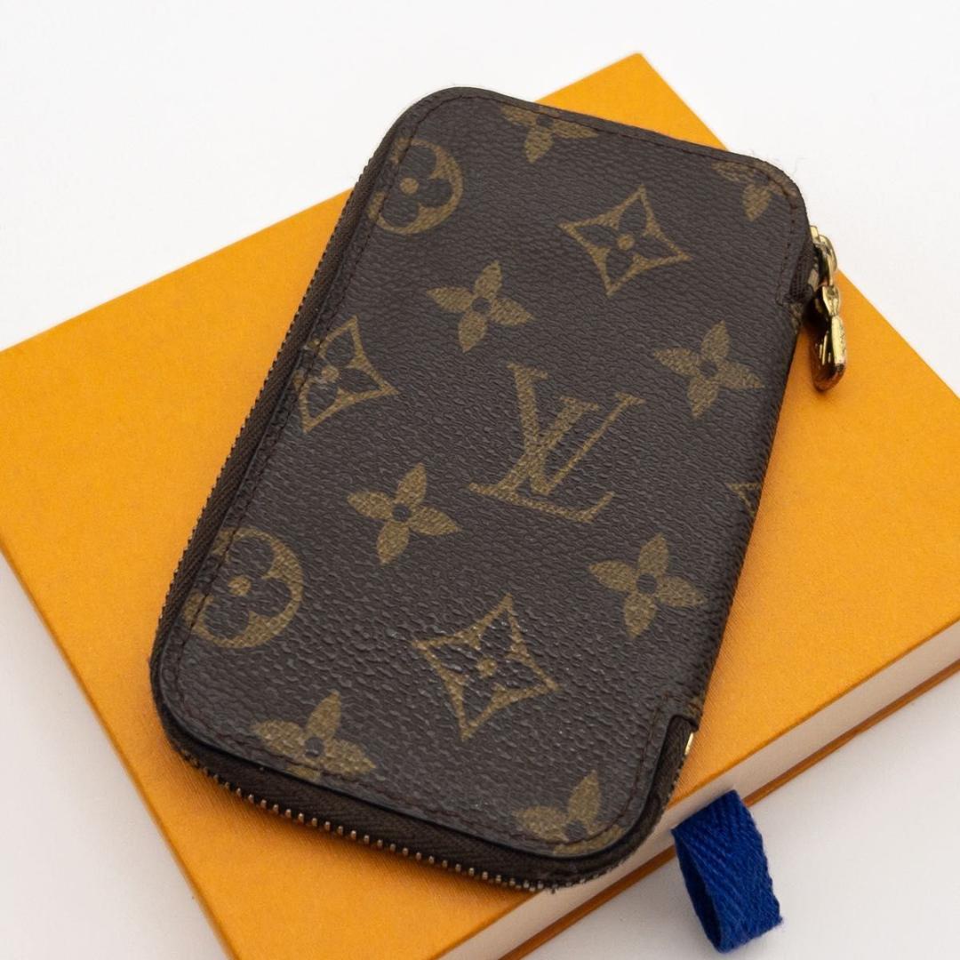 【極美品】ルイヴィトン　ポシェット6クレ　モノグラム　キーケース　茶色