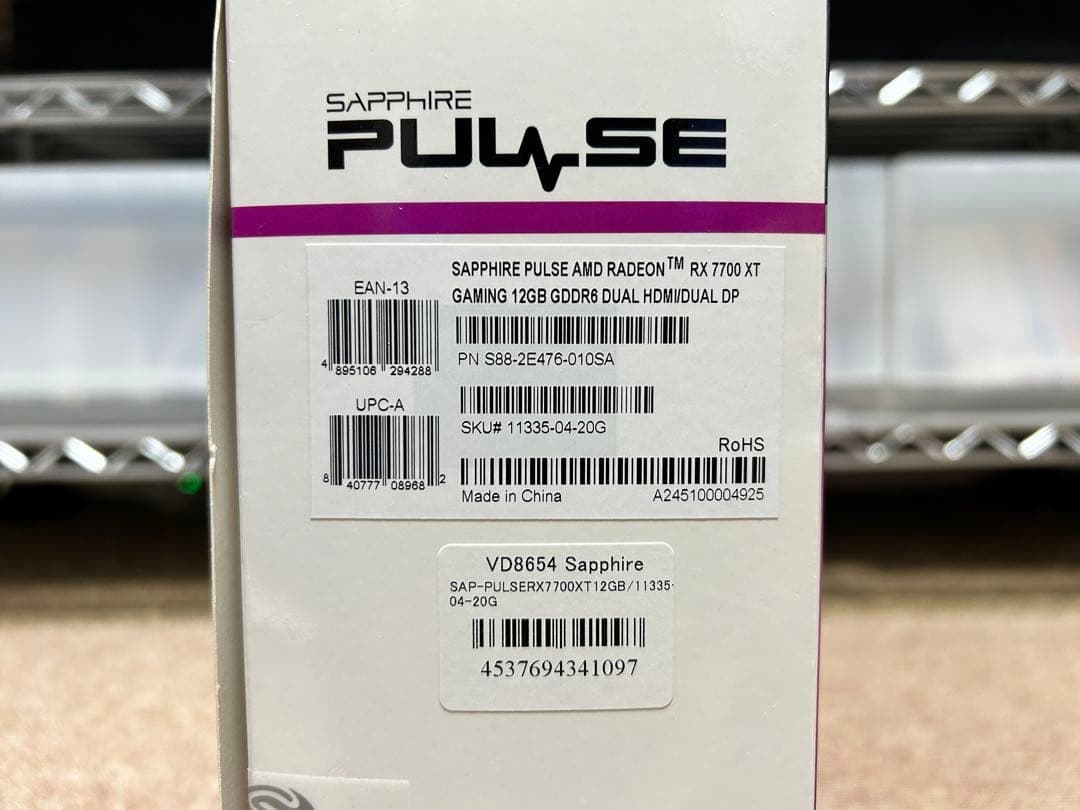 グラフィックボード・グラボ・ビデオカード Radeon RX7700XT 12GB AFMF2 SAPPHIRE