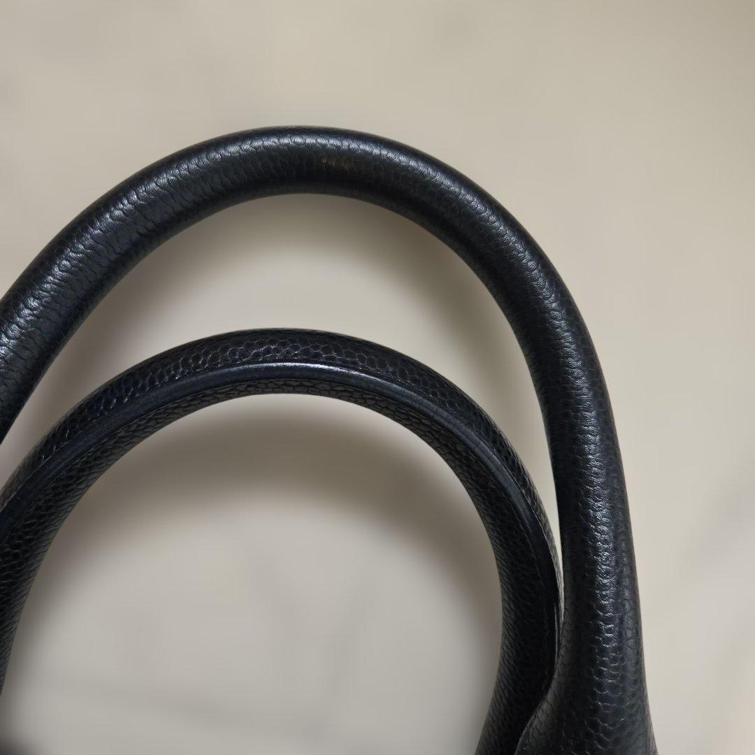 シャネル マトラッセ ココマーク キャビアスキンバッグ ミニボストン