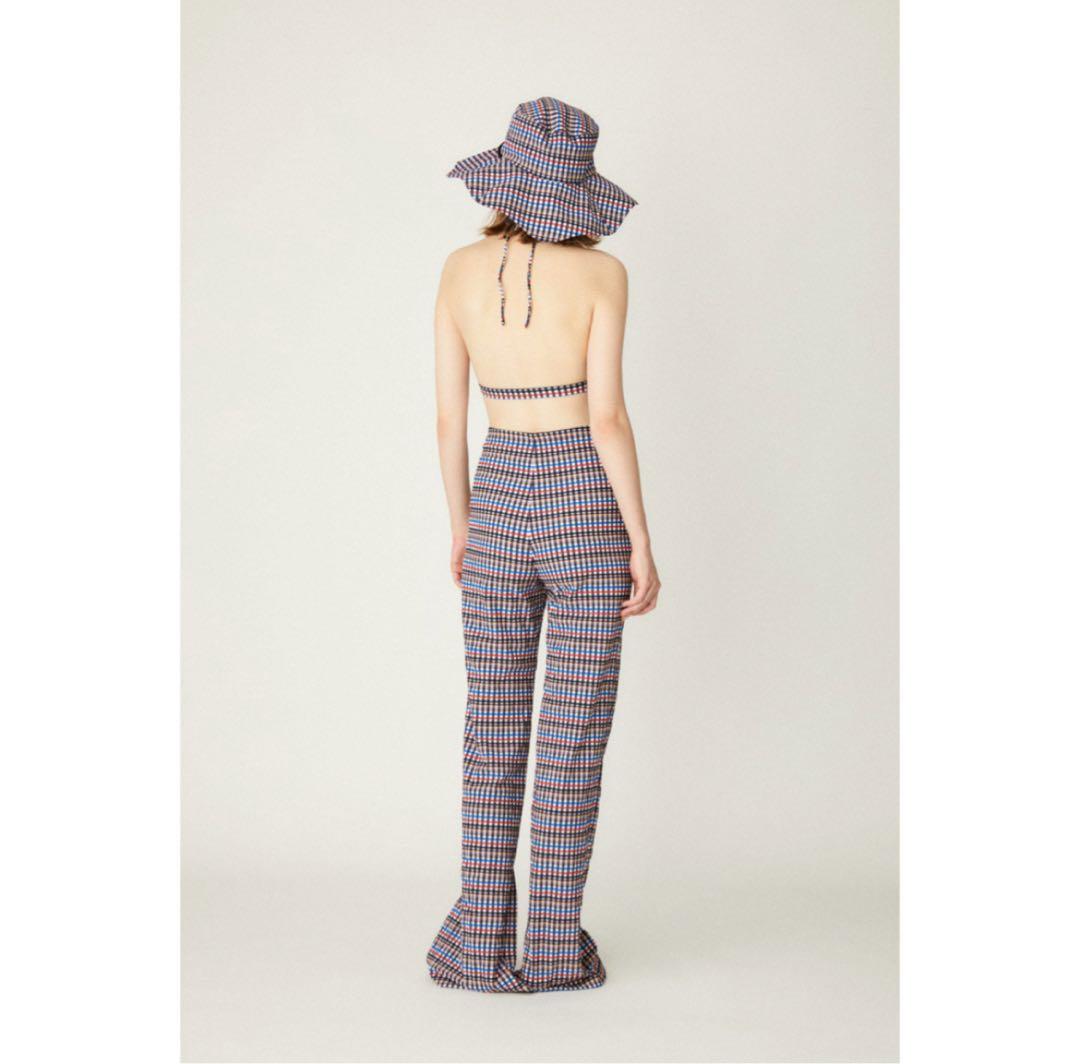 極美品✨nagonstans 水陸両用 TIANA チェックパンツ 38