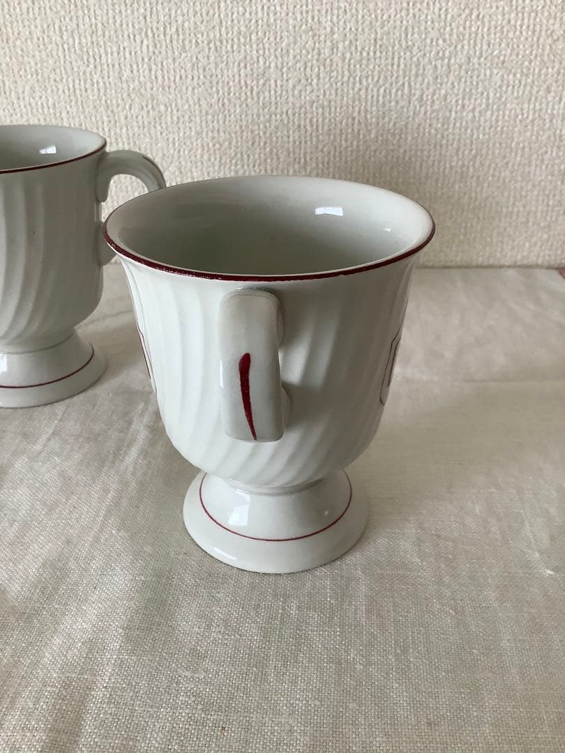 レア　イギリス　アンティーク　OXO コーヒーカップ　セット