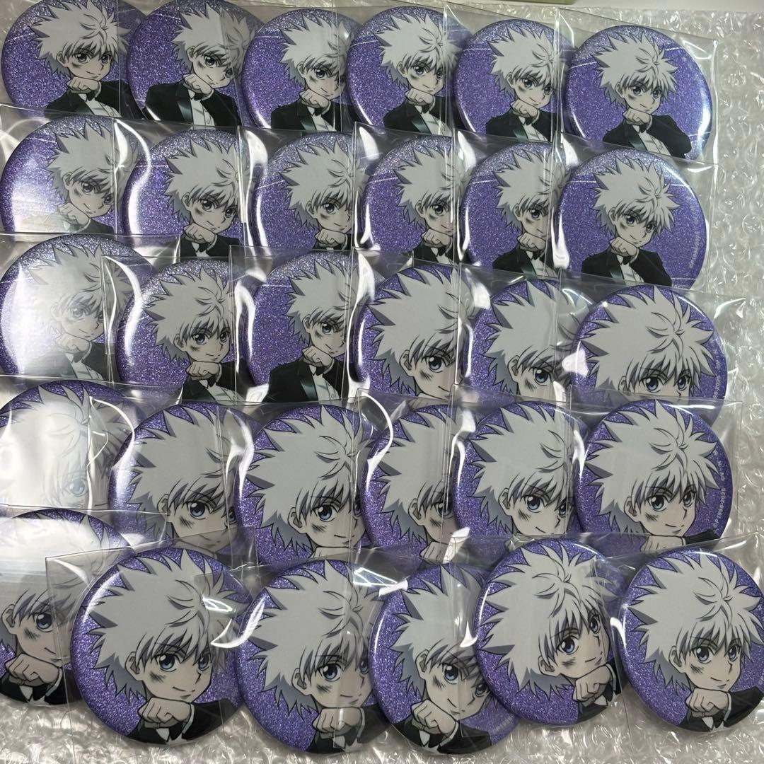 HUNTER × HUNTER スーツ アニメ グリッター缶バッジ キルア