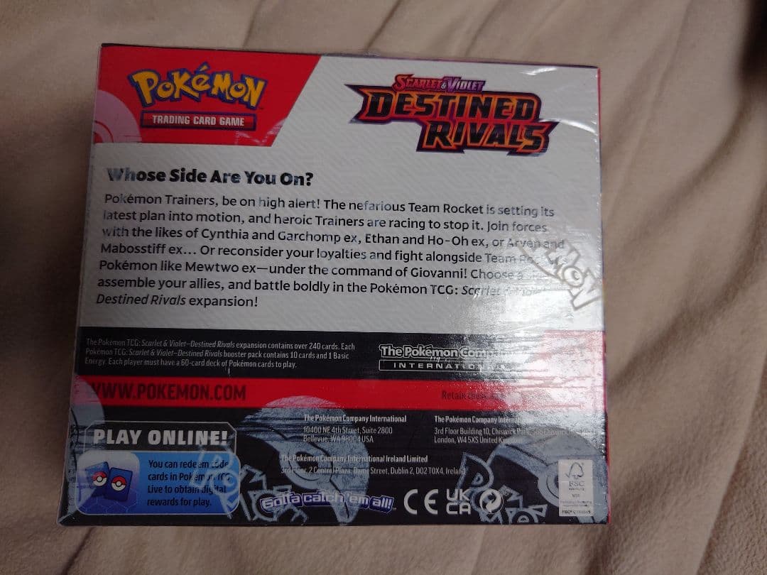 【Pokemon Card】Destined Rivals box×2【未開封】