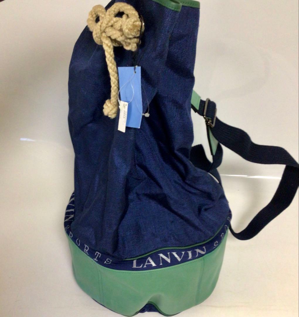 LANVIN SPORTS ショルダーバッグ ネイビー/グリーン