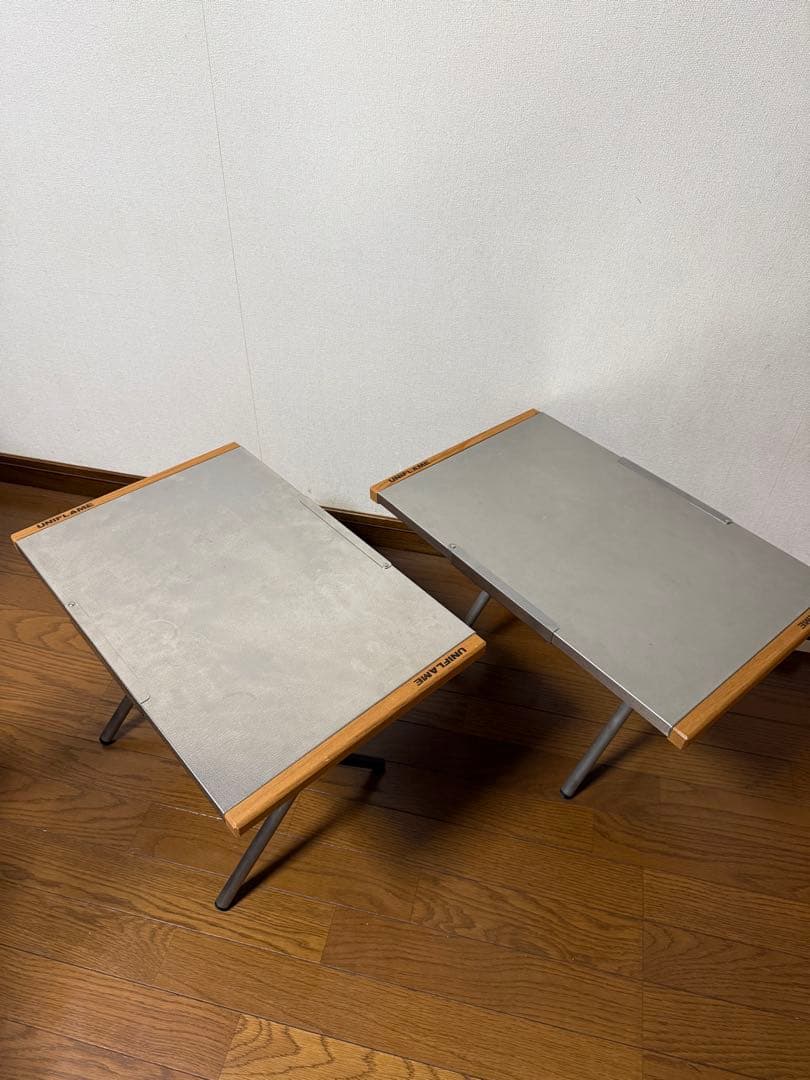 ユニフレーム焚火テーブル2台　レプリングと専用トートバッグ付