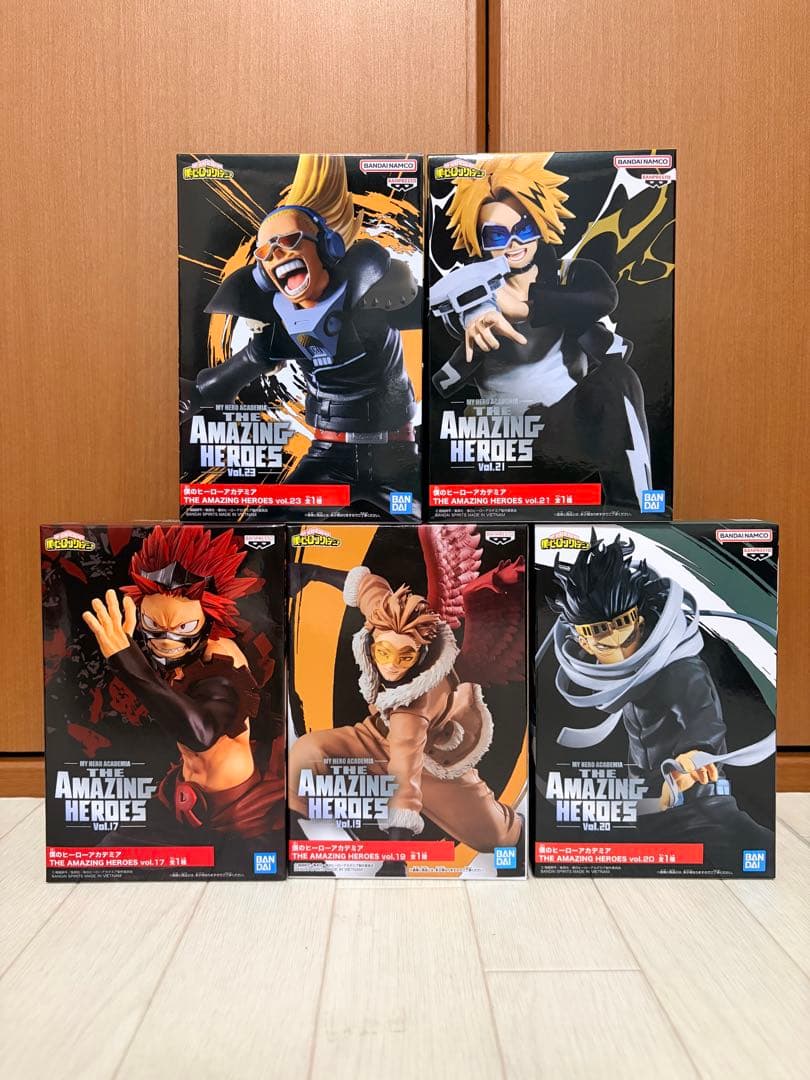 僕のヒーローアカデミア AMAZING HEROES フィギュア１９体セット５２